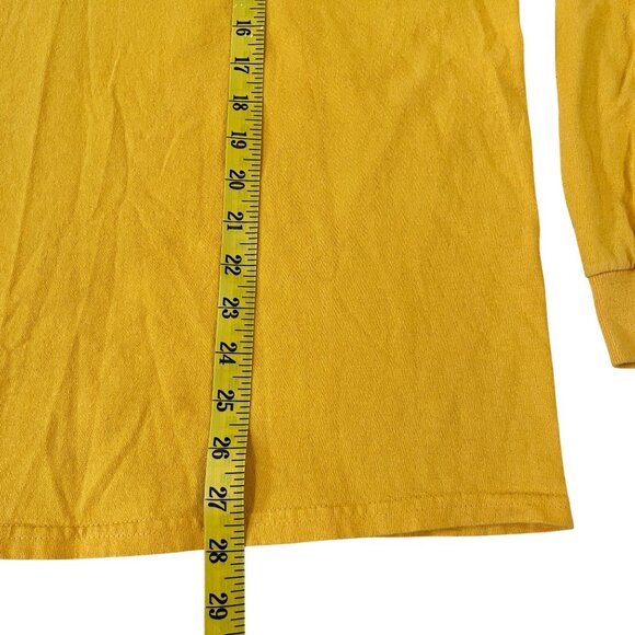 Riot Society Men's Bird Graphic Long Sleeve Tee Japan Design Yellow Cotton Large - Picture 4 of 5